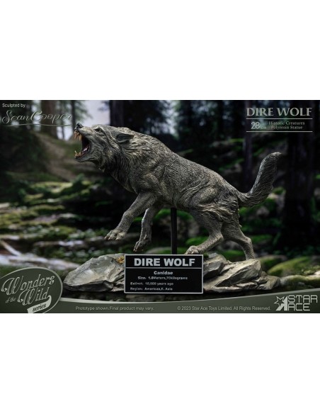 Wonders of the Wild Series Statue Dire Wolf 28 cm  Star Ace Toys