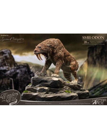 Wonders of the Wild Series Statue Smilodon 28 cm