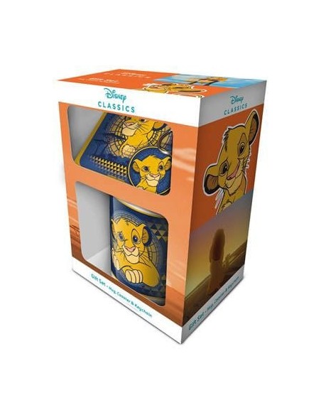 Disney Mug, Coaster and Keychain Set The Lion King Simba  Pyramid International