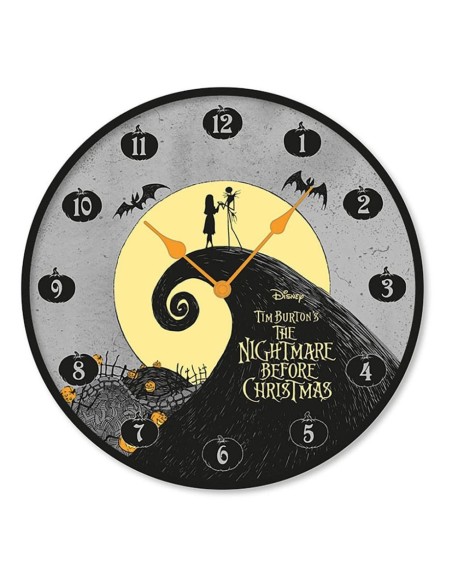 Nightmare Before Christmas Wall Clock Jack & Sally  Pyramid International