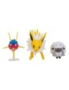 Pokémon Battle Figure Set Figure 3-Pack Wooloo, Carvanha, Jolteon  Jazwares