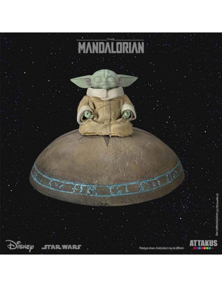 Star Wars: The Mandalorian Classic Collection Statue 1/5 Grogu Summoning the Force 13 cm  Attakus