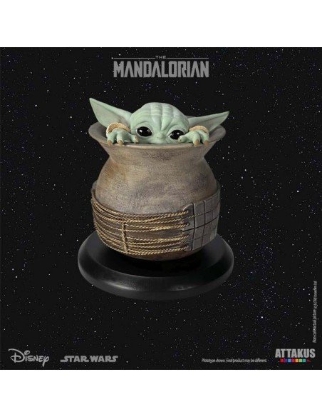 Star Wars: The Mandalorian Classic Collection Statue 1/5 Grogu in the Jar 9 cm  Attakus