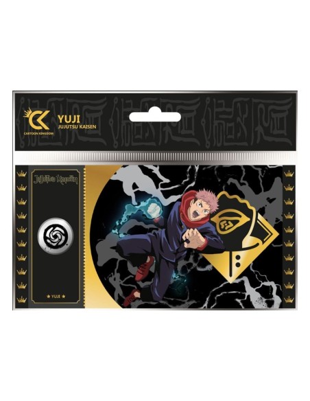 Jujutsu Kaisen Golden Ticket Black Edition 01 Yuji Case (10)  Cartoon Kingdom