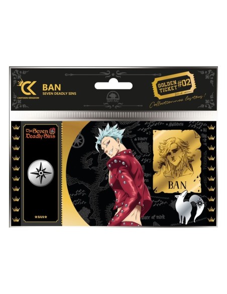 Seven Deadly Sins Golden Ticket Black Edition 02 Ban Case (10)  Cartoon Kingdom