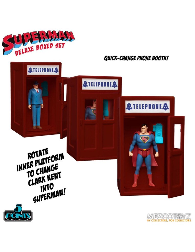 Superman The Mechanical Monsters (1941) 5 Points Action Figures Deluxe Box Set 10 cm