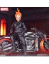 Ghost Rider & Hell Cycle with Sound & Light Up 1/12 One:12 Collective  Mezco Toys