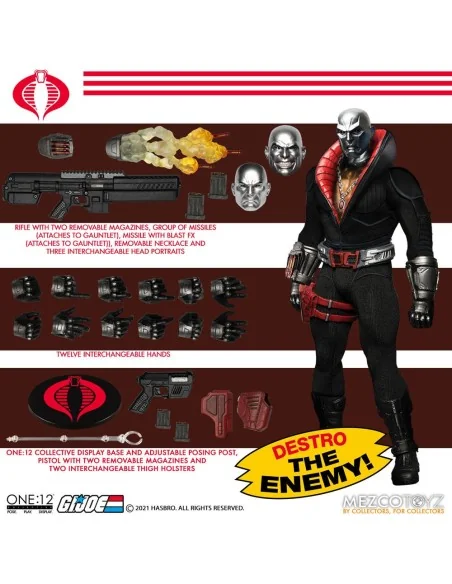 G.I. Joe Light-Up 1/12 Destro 17 cm One:12 Collective