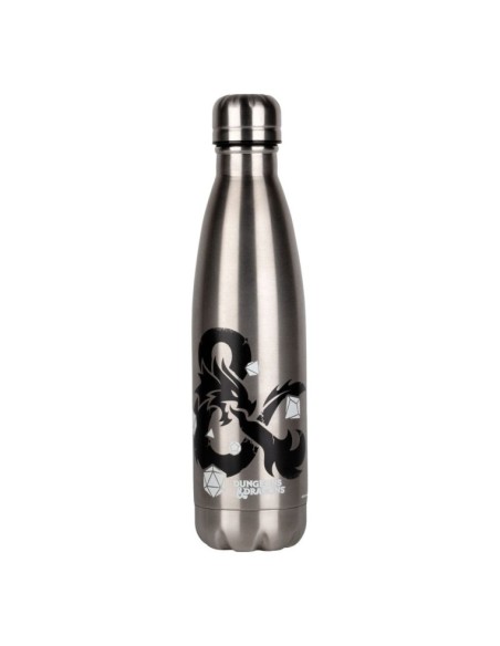 Dungeons & Dragons Thermo Water Bottle Logo Silver