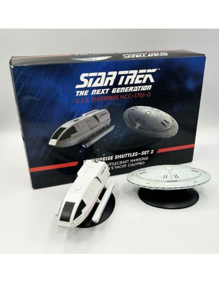 Star Trek Generations Starships Diecast Mini Replicas Shuttle Hawking & Capt Yacht 13 cm