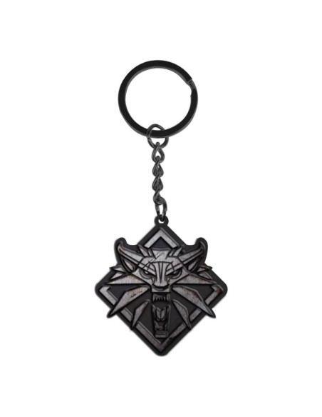 The Witcher Metal Keychain White Wolf  DEVplus