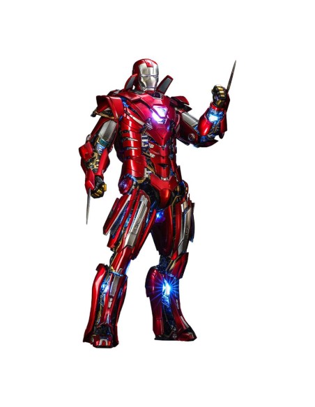 Iron Man 3 MMS618D43 Silver Centurion Armor Suit Up Version DieCast 1/6 32 cm