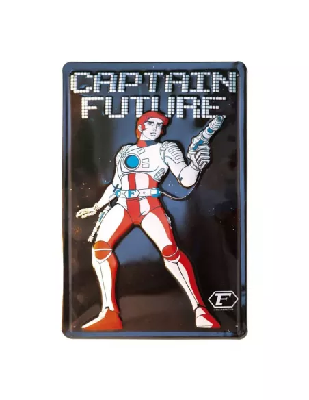 Captain Future Tin Sign 20 x 30 cm  Logoshirt