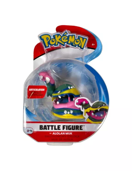 Pokémon Battle Figure Pack Mini Figure Alolan Muk 5 cm  Jazwares