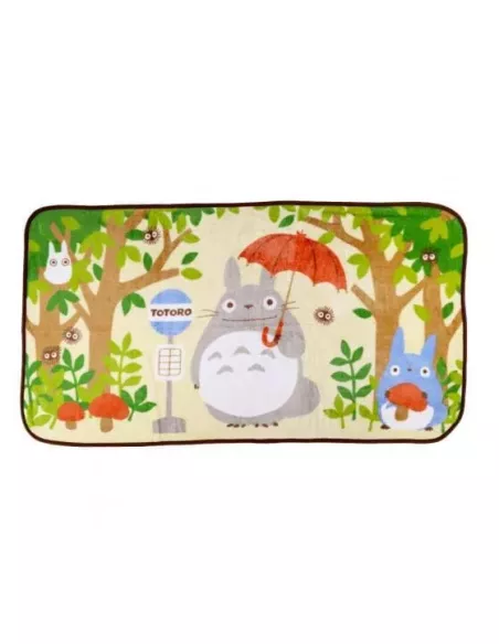 Studio Ghibli Fleece Blanket My Neighbor Totoro Totoro Bus Stop 80 x 150 cm  Marushin