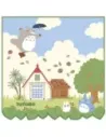 Studio Ghibli Mini Towel My Neighbor Totoro Totoro in the Sky 25 x 25 cm  Marushin
