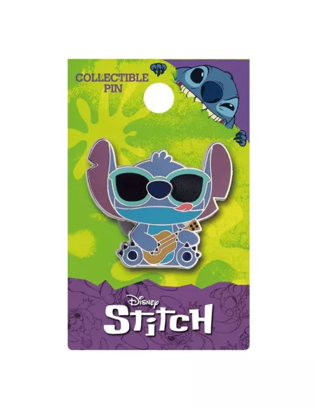 Lilo & Stitch Pin Badge Guitar Stitch  Monogram Int.