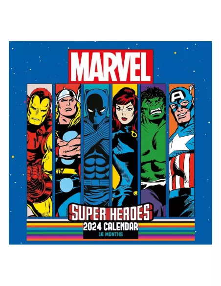 Marvel Calendar 2024 Super Heroes  Pyramid International