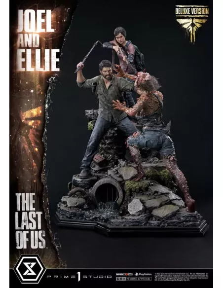 The Last of Us Part I Ultimate Premium Masterline Series Statue Joel & Ellie Deluxe Version (The Last of Us Part I) 73 cm  Prime 1 Studio