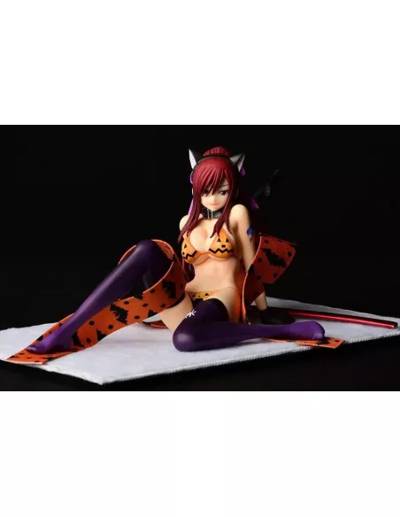 Fairy Tail Statue 1/6 Erza Scarlet - Halloween CAT Gravure_Style 13 cm  Orca Toys