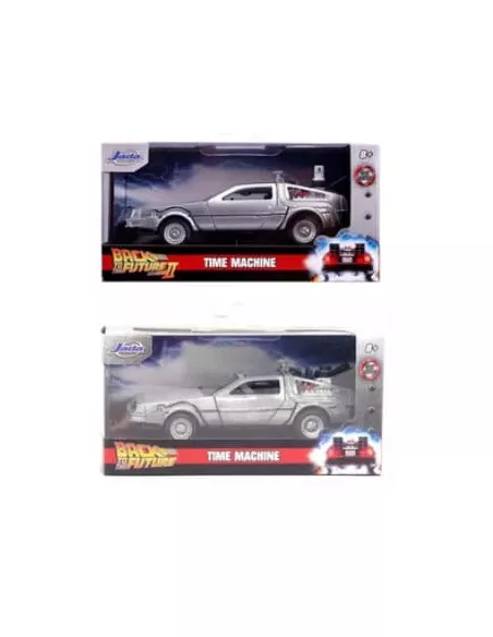 Back to the Future Diecast Models 1/32 Time Machine Display (6)  Jada Toys