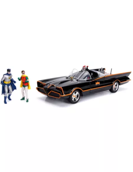 DC Comics Diecast Model 1/18 Batman Classic Batmobile  Jada Toys