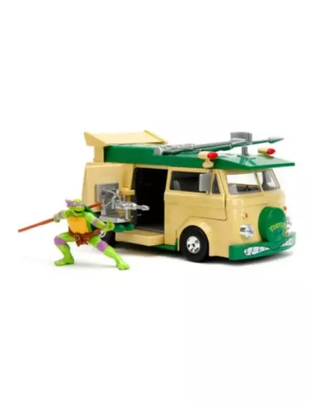 Teenage Mutant Ninja Turtles Diecast Model 1/24 Donatello & Party Wagon  Jada Toys
