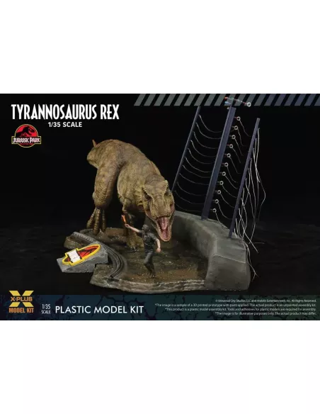 Jurassic Park Plastic Model Kit 1/35 Tyrannosaurus Rex 42 cm