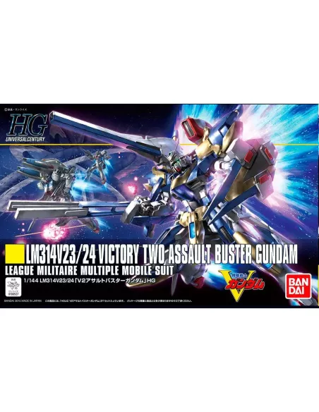 Hguc Gundam V2 Assault Buster 1/144 High Grade Model Kit