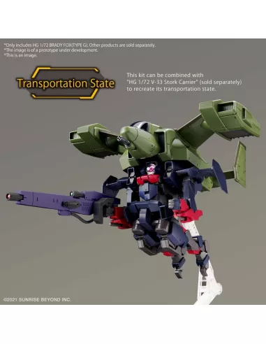 Hg Brady Fox Type G 1/72 Amaim Warrior at the Borderline Kyokai senki