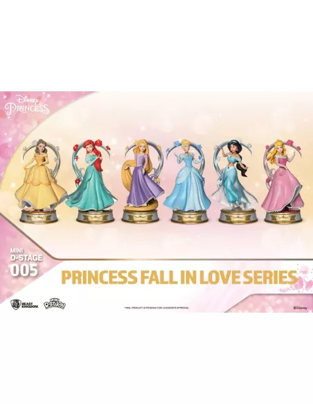 Disney Mini Diorama Stage Statues Princess Fall In Love Series 12 cm Assortment (6)