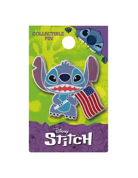 Lilo & Stitch Pin Badge 4th of July Stitch  Monogram Int.