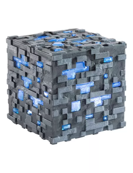 Minecraft Replica Illuminating Diamond Ore Cube 10 cm