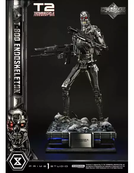 Terminator 2 Museum Masterline Series Statue 1/3 Judgment Day T800 Endoskeleton Deluxe Bonus Version 74 cm  Prime 1 Studio