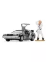 Back to the Future Diecast Model 1/36 DeLorean and Doc Brown Figure  Corgi