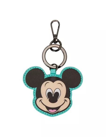 Disney by Loungefly Bag Charm Mickey Mouse 100th Anniversary Mickey Head  Loungefly