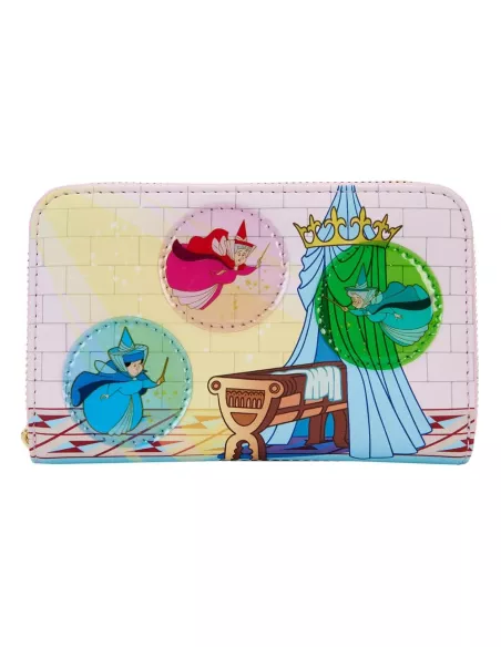 Disney by Loungefly Wallet Sleeping Beauty Stained Glass Castle  Loungefly
