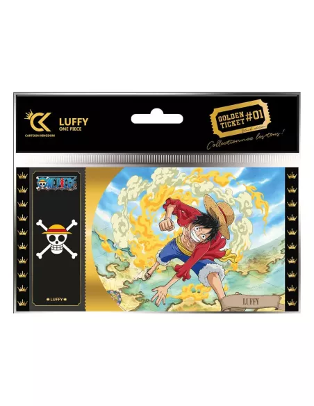 One Piece Golden Ticket Black Edition 01 Luffy Case (10)  Cartoon Kingdom