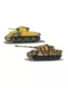 World of Tanks Die Cast Models 2-Pack Sherman vs King Tiger  Corgi