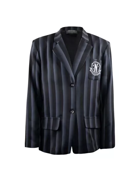 Wednesday Jacket Nevermore Academy black Striped Blazer  Cinereplicas