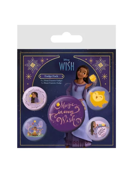 Wish Pin-Back Buttons 5-Pack Magic In Every Wish