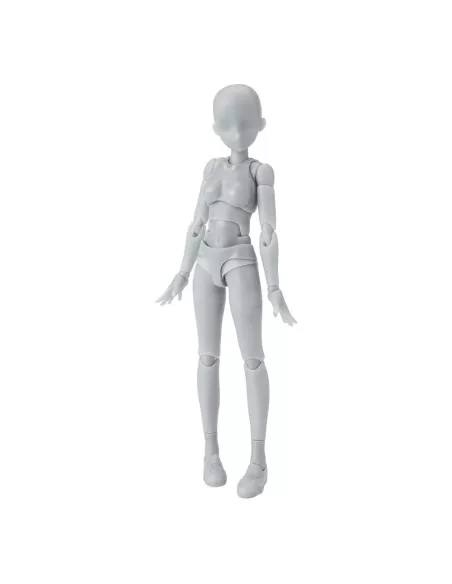S.H. Figuarts Action Figure Body-Chan School Life Edition DX Set (Gray Color Ver.) 13 cm  Bandai Tamashii Nations