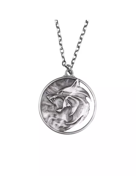 The Witcher Replica 1/1 Necklace Wolf Medallion