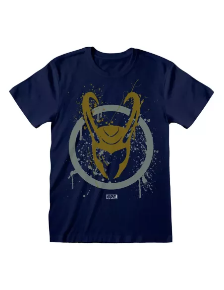 Loki T-Shirt Splatter Logo  Heroes Inc