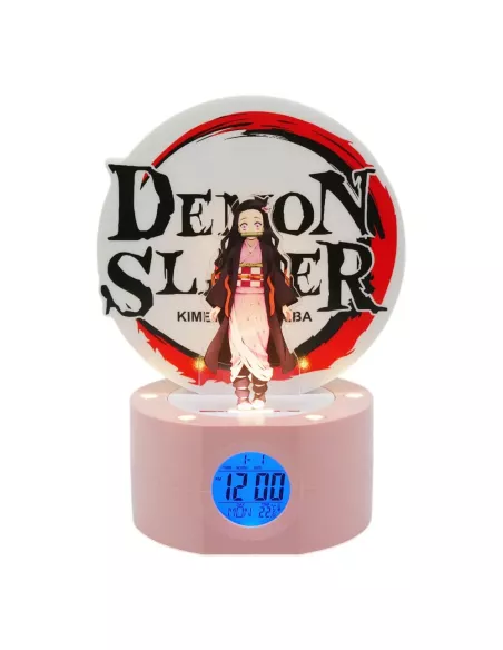 Demon Slayer: Kimetsu no Yaiba Alarm Clock with Light Nezuko 21 cm  Teknofun