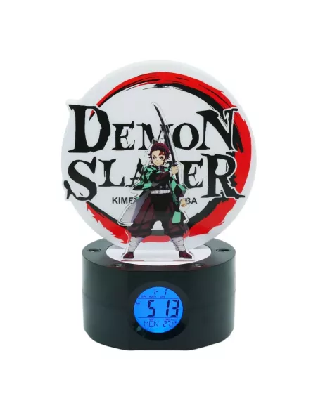 Demon Slayer: Kimetsu no Yaiba Alarm Clock with Light Tanjiro 21 cm  Teknofun