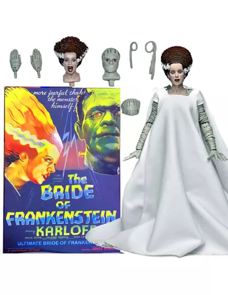 Universal Monsters Bride of Frankenstein Color 18 cm  Neca