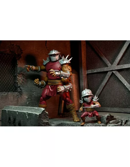 Teenage Mutant Ninja Turtles (Mirage Comics) Action Figure Shredder Clone & Mini Shredder (Deluxe) 18 cm