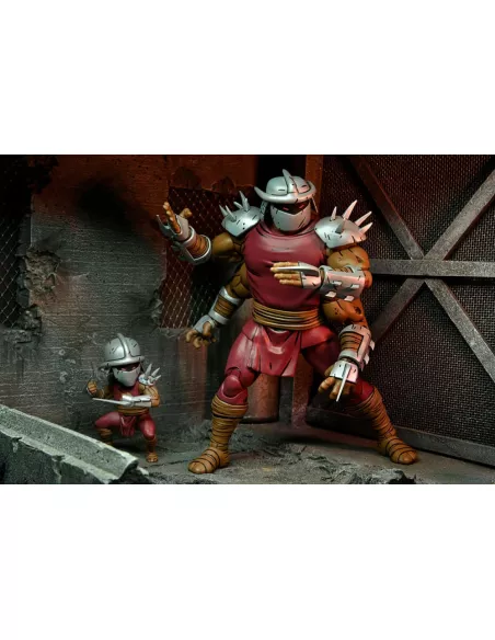 Teenage Mutant Ninja Turtles (Mirage Comics) Action Figure Shredder Clone & Mini Shredder (Deluxe) 18 cm