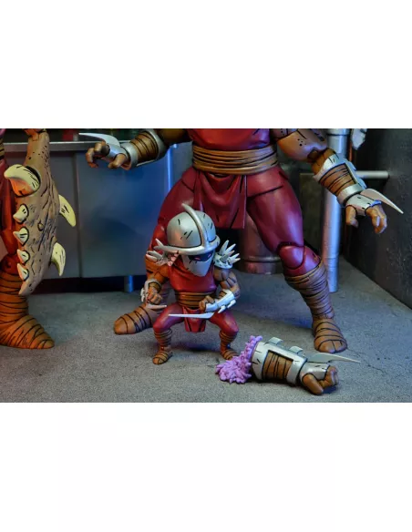 Teenage Mutant Ninja Turtles (Mirage Comics) Action Figure Shredder Clone & Mini Shredder (Deluxe) 18 cm